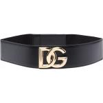 Svarta Tygbälten från Dolce & Gabbana med L90 i Läder för Damer 
