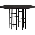 Svarta Runda matbord från Skånska Möbelhuset med diameter 115cm 