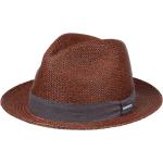 Bruna Trilby hattar med glitter från Stetson på rea i Storlek M i storlek 56 i Halm för Herrar 