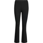 Lana Flare Pant Bottoms Trousers Flared Black Residus