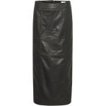Svarta Långkjolar från My Essential Wardrobe i Läder för Damer 