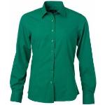 Gröna Långärmade Långärmade skjortor för Damer 