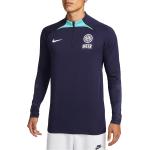 Blåa Långärmade Inter Långärmade T-shirts från Nike på rea i Storlek XL för Herrar 