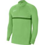 Gröna Långärmade Fotbollströjor från Nike Academy på rea i Storlek XXL för Herrar 