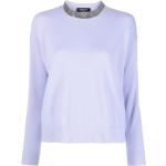 Lavendelfärgade Långärmade Kashmir tröjor från FABIANA FILIPPI i Storlek XL för Damer 