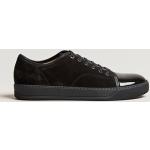 Lanvin Patent Cap Toe Sneaker Black/Black