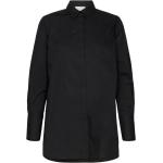 Svarta Långärmade Långärmade skjortor från Second Female i Storlek XS för Damer 