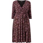 Vadlånga Lavendelfärgade Trekvartsärmade Omlottklänningar från Ralph Lauren Lauren i Storlek 4 XL för Damer 
