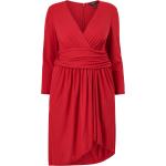 Röda Långärmade Jul Omlottklänningar från Ralph Lauren Lauren i Storlek 3 XL för Damer 