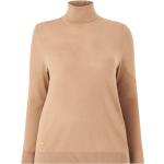 Bruna Långärmade Ribbstickade tröjor från Ralph Lauren Lauren i Storlek 3 XL i Modal för Damer 
