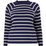 Mörkblåa Tröjor stora storlekar från Ralph Lauren Lauren på rea i Storlek 3 XL med Fyrkantsringning för Damer 