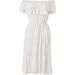 Vadlånga Vita Knälånga klänningar med volang från Ralph Lauren Lauren på rea i Storlek XL för Damer 