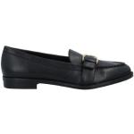 Svarta Loafers från Ralph Lauren Lauren i storlek 36 med Spännesknäppning med rundad tå i Mjukt läder för Damer 