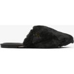 Svarta Slip in-sandaler från Ralph Lauren Lauren på rea i storlek 37 i Fuskpäls för Damer 