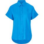Blåa Kortärmade Kortärmade blusar från Ralph Lauren Lauren på rea i Storlek S för Damer 