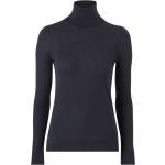 Mörkblåa Stickade tröjor från Ralph Lauren Lauren i Storlek L i Modal för Damer 
