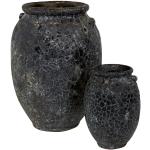 Svarta Keramikkrukor från SoffaDirekt - 31 cm 