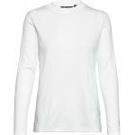 Vita Långärmade Tränings t-shirts från Abacus i Storlek XS 