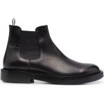 Svarta Chelsea-boots från Armani Giorgio Armani med Blockklack i Läder för Herrar 