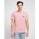 Laxrosa Kortärmade Kortärmade T-shirts från LEE i Storlek XL med Rund ringning i Jerseytyg för Herrar 