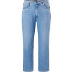 Regular Blåa Jeans stora storlekar från LEE med L33 med W40 i Denim för Damer 