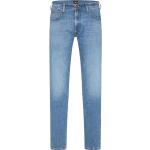 Ljusblåa Slim fit jeans från LEE Luke på rea i Storlek M för Herrar 
