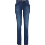 Midnattsblåa Straight leg jeans från LEE Marion med L33 med W28 i Denim för Damer 