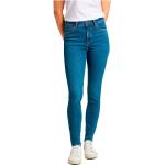 Blåa Skinny jeans från LEE Scarlett på rea i Storlek M i Denim för Damer 