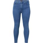 Blåa High waisted jeans från LEE Scarlett med L33 med W40 i Denim för Damer 