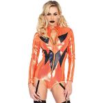 Sexiga Orange Bodysuits med glitter från Leg Avenue i Polyester för Damer 