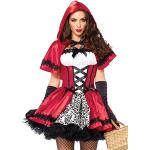 LEG AVENUE Damen Gothic Red Riding Hood Kost me, Red, White, Größe: S (EUR 36)