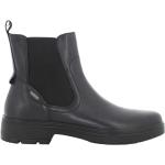Svarta Chelsea-boots från Legero med Klackhöjd 3cm till 5cm i Läder för Damer 