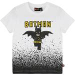 Ekologiska Vita Batman T-shirtar för Pojkar i Storlek 140 från Kids-World.se 