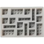 LEGO Storage Isbytta Cube Tray - 17x12 cm - Medium Stone Grey