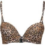 Leopard-mönstrade Flerfärgade Bikini-BH i storlek 65B från Hunkemöller för Damer 