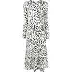 Casual Vadlånga Leopard-mönstrade Vita Poloklänningar från Ralph Lauren Lauren i Storlek M för Damer 
