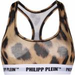 Leopard-mönstrade BH brottarrygg från Philipp Plein i Modal för Damer 