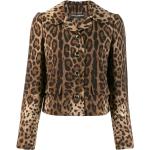 Leopard-mönstrade Bruna Korta jackor från Dolce & Gabbana i Storlek XL för Damer 