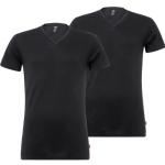 Svarta T-shirts stora storlekar från LEVI'S i Storlek XL med V-ringning i Bomull för Herrar 