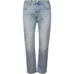 Blåa Slim fit jeans från LEVI'S 501 på rea i Storlek S för Herrar 
