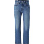Blåa Stretch jeans från LEVI'S 501 med L28 med W31 i Denim för Damer 