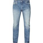 Blåa Tapered jeans från LEVI'S 502 på rea med L34 med W48 i Denim 