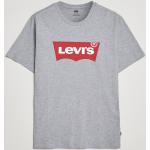 Gråa Kortärmade Kortärmade T-shirts från LEVI'S i Storlek M med Rund ringning i Bomull för Herrar 