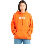 Orange Tränings hoodies på rea i Storlek XS i Material som andas i Bomull för Damer 