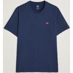 Blåa Kortärmade Kortärmade T-shirts från LEVI'S i Storlek M med Rund ringning i Bomull för Damer 