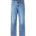 Blåa High waisted jeans från LEVI'S 501 med L32 med W35 i Denim för Damer 