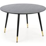 Svarta Runda matbord från Skånska Möbelhuset med diameter 120cm 
