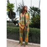 Batik-mönstrade Bruna Dambyxor på rea i Storlek S 