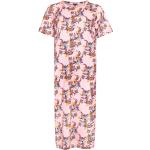 Rosa Kortärmade klänningar på rea i Storlek L i Polyester för Damer 