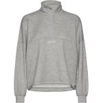 Light Grey Melange Comfy Half Zip Tops Sweat-shirts & Hoodies Sweat-shirts Grey AIM'N